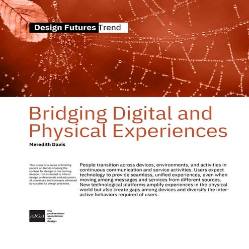 Bridging Digital and Physical Experiences | Design Futures Trend