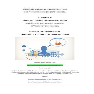 Bridging European Urban Transformat...