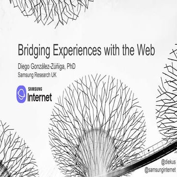 Bridging Experiences With Web(VR)