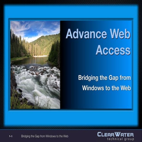 Migrating to Advance Web Access