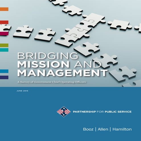 Bridging Mission and Management: A Survey of Government Chief Operating Officers