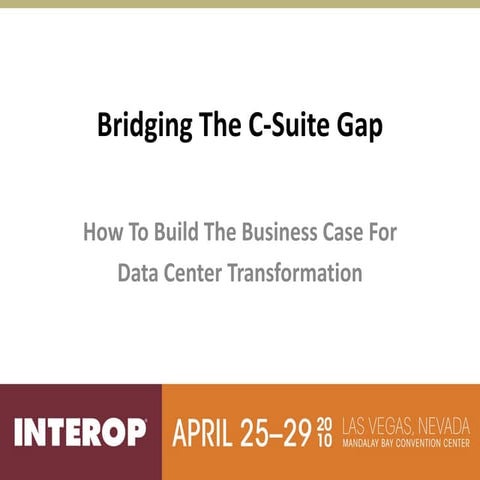 Bridging the c suite gap