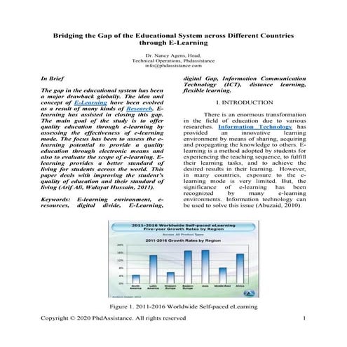 Bridging the gap of the educational system across different countries through...