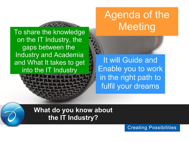 Bridging The Gap - A stepping stone into the IT Industry