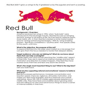 Red Bull Creative Brief