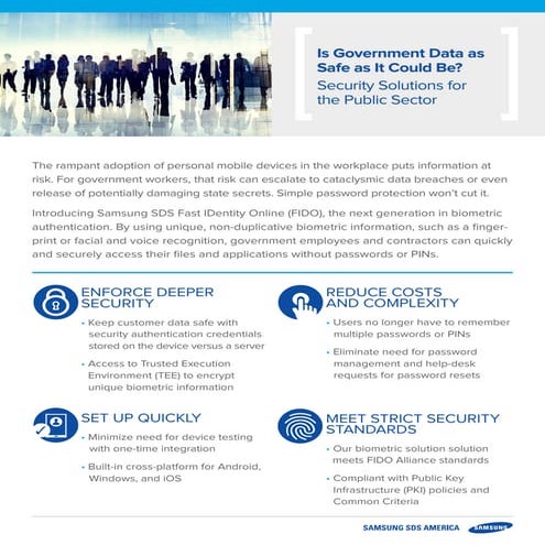 Samsung SDS FIDO for Government