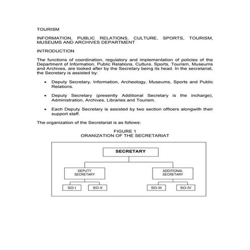 Briefcepddtourisminformation tourism dept