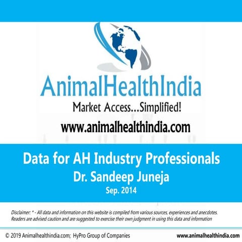 Animal Health Industry India 2014 