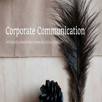 Brief guide to corporate marketing communications tactics