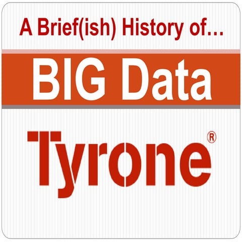 Brief History Of Big Data
