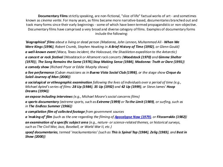 Brief history of doc