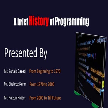Brief History of Programming by Faizan Haider.pptx