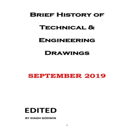 Brief History of Technical & Engineering Drawings