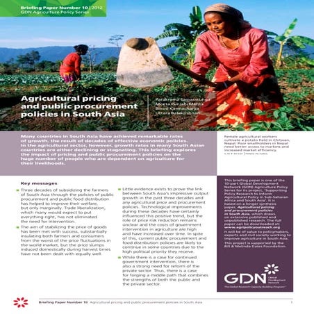 Agricultural pricing and public procurement in Sub-Saharan Africa | PDF