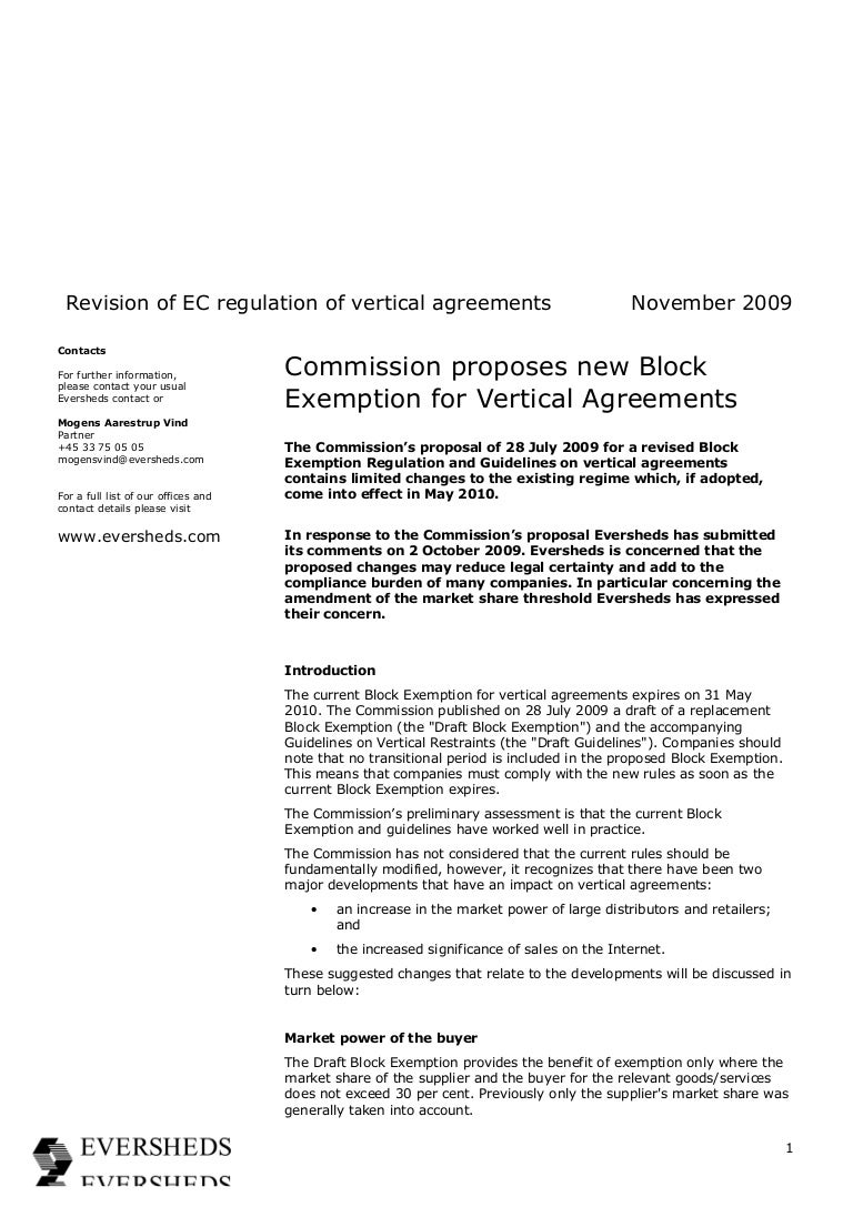 Briefing.Block.Exemption.Vertical.Agreements
