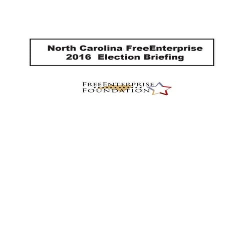 Primary Election Briefing handout