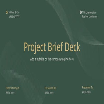 progress/Management Presentation template | PPTX