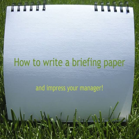 Briefing papers