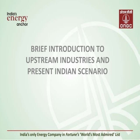 Brief introduction to petroleum upstream industries