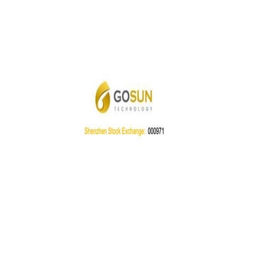 Brief introduction of Gosun