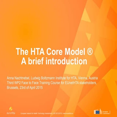 The HTA Core Model® A brief introduction | PPTX