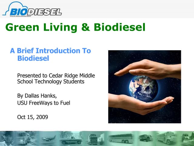 Brief Intro To Biodiesel Ppt Brief Intro To Biodiesel Ppt