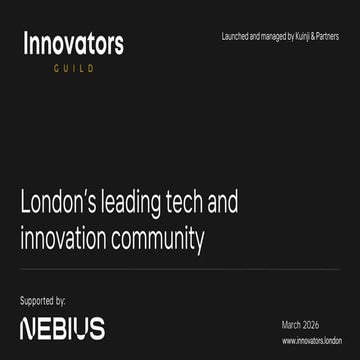 Innovators Guild: London's Premier STEM Tech & Innovation Community | PDF