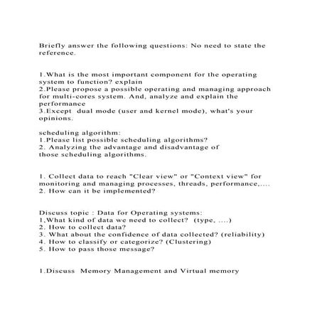 Briefly answer the following questions No need to state the refer.docx