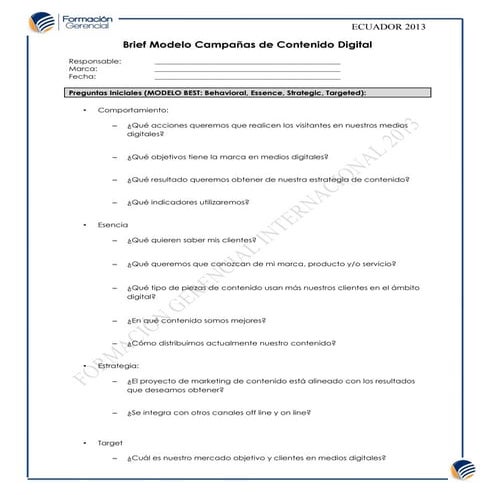 Tipos de brief | PDF