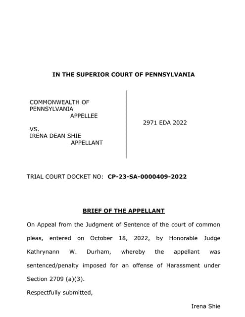 Brief of Appellant Pennsylvania Court pdf Brief of Appellant Pennsylvania Court pdf