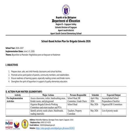 Brigada Eskwela 2024 School Work Plan.pdf