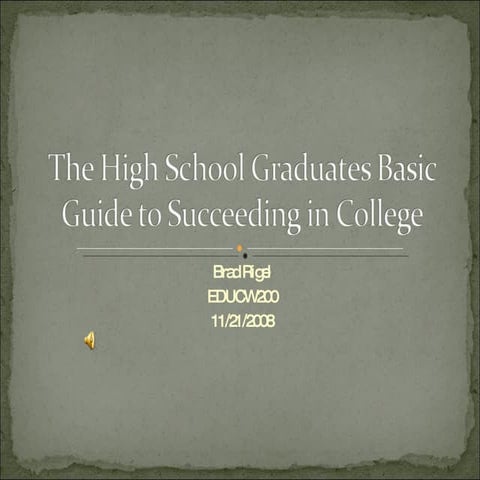 Succeeding in College