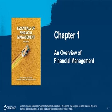 Comprehensive Overview of Financial Management Principles and Practices ...