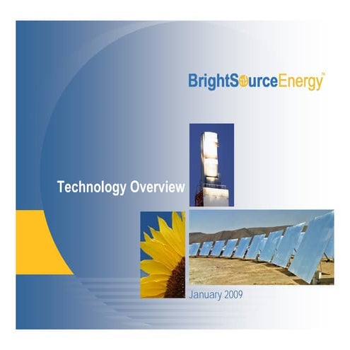 BrighSourceEnergy 2010 | PDF