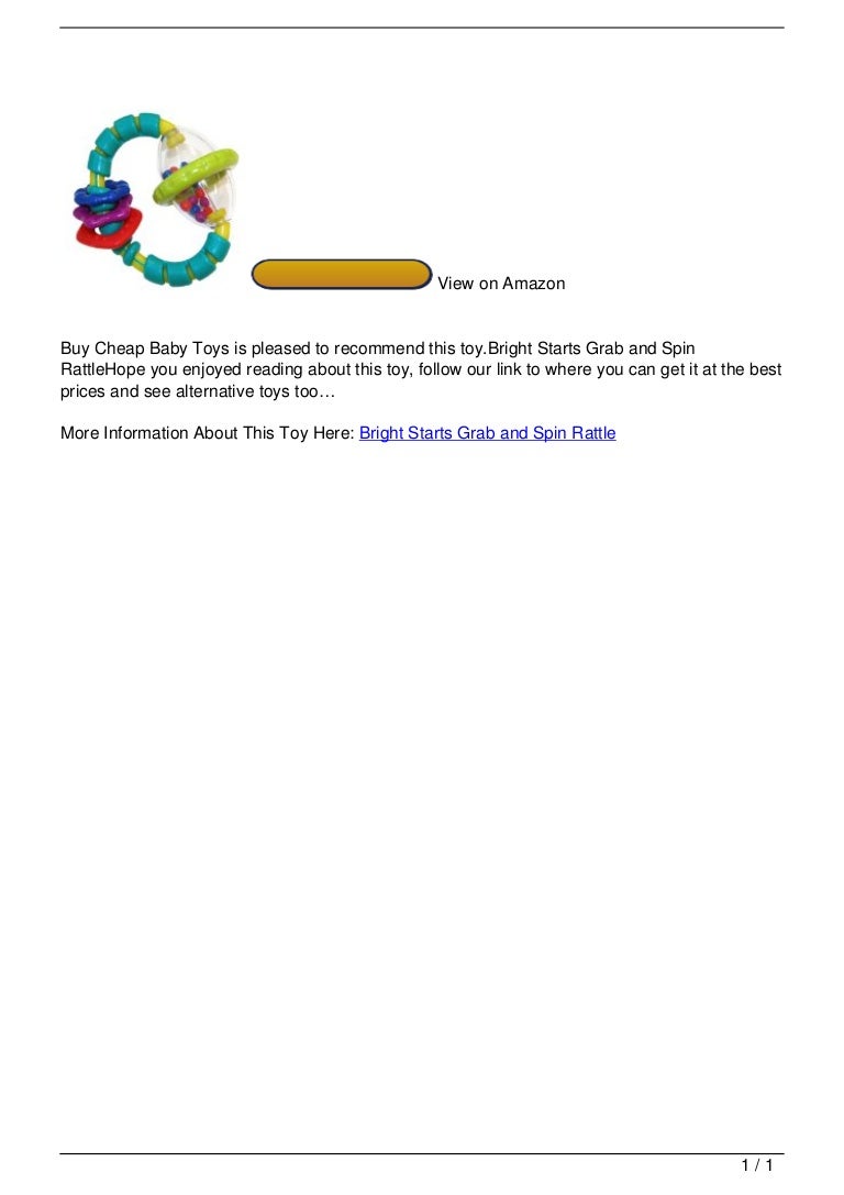 bright starts grab and spin rattle