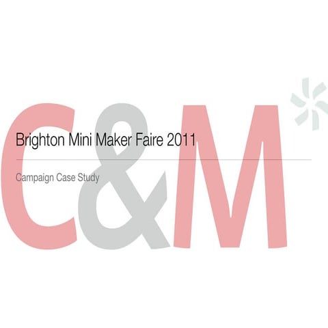 Brighton Mini Maker Faire Case Study