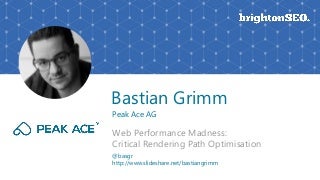 Web Performance Madness - brightonSEO 2018