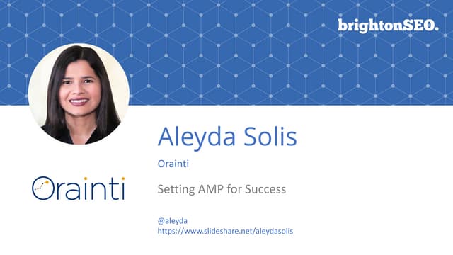 Setting AMP for Success at #Brighto...