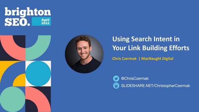 Using Search Intent in our Link Building Efforts