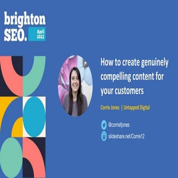 Corrie Jones BrightonSEO deck
