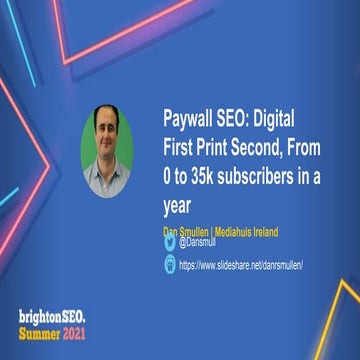 Paywall SEO: Digital First Print Second, From 0 to 35k subscribers in a year