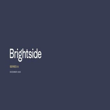 Brightside Pitch Deck | PDF