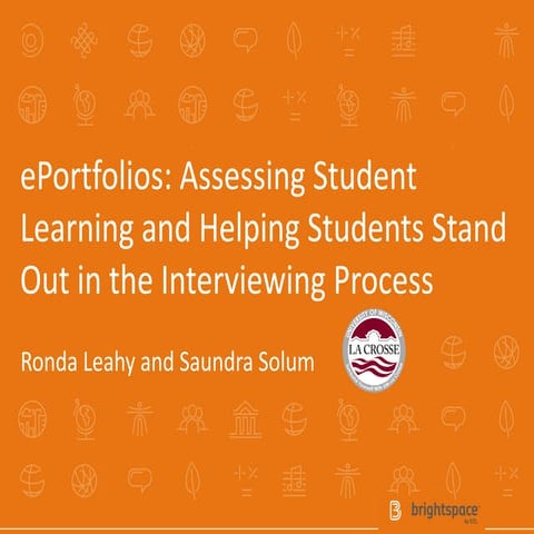 Webinar: Brightspace ePortfolios - UW La Crosse