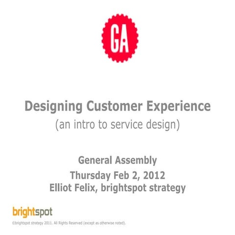 brightspot service design workshop