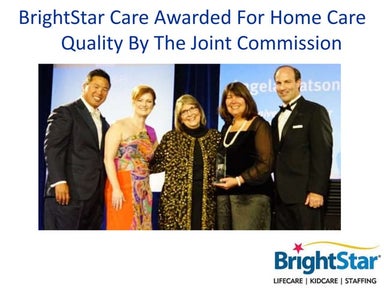BrightStar Care Awarded for Home Care Quality by the Joint Commission