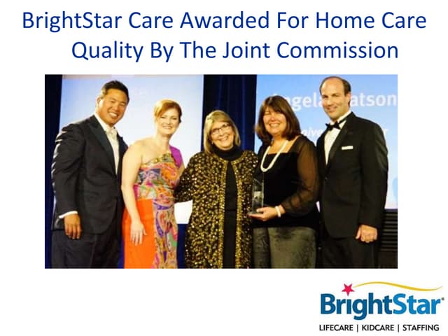 BrightStar Care Awarded for Home Care Quality by the Joint Commission
