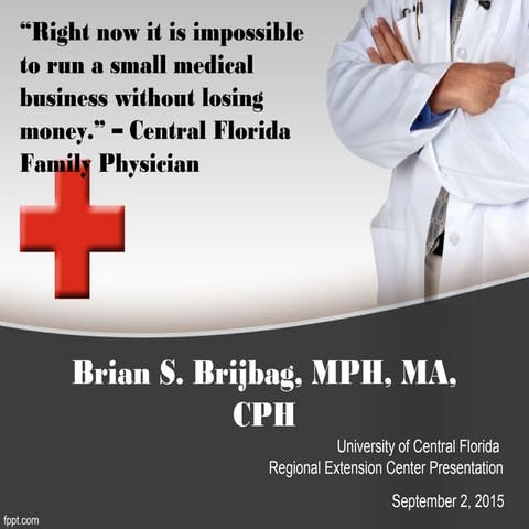 Brian Brijbag presentation