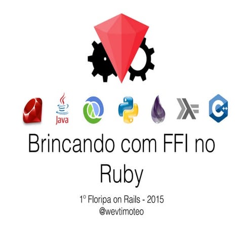 Brincando com FFI no Ruby