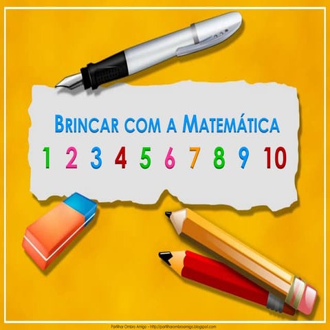 Brincar à matemática