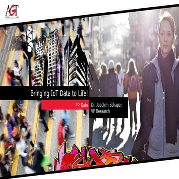 Bringing iot data to life, IoT Israel 2014